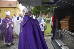 Pohřeb otce P. Ludolfa Josefa Kazdy O.Praem.